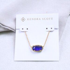 Kendra Scott | Elisa - Gold Cobalt Cat's Eye Necklace